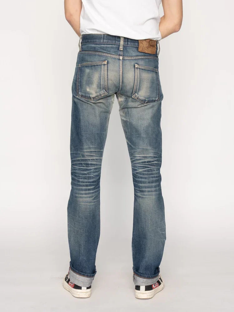 NAKED & FAMOUS STRONG GUY DIRTY FADE SELVEDGE