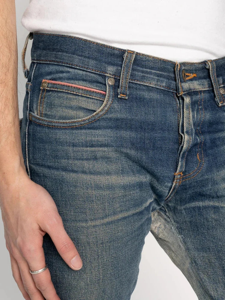 NAKED & FAMOUS STRONG GUY DIRTY FADE SELVEDGE