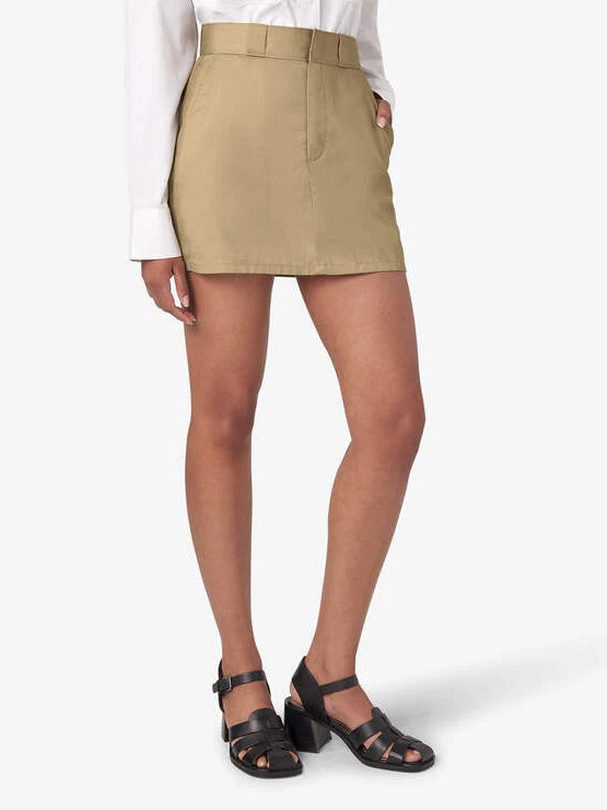 DICKIES MINI WORK SKIRT KHAKI