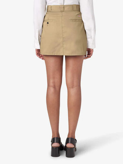 DICKIES MINI WORK SKIRT KHAKI