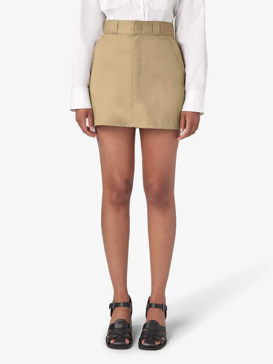 DICKIES MINI WORK SKIRT KHAKI