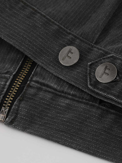 FORMER DISTEND JACKET CHARCOAL PIN