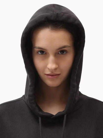 DICKIES OAKPORT CROPPED HOODIE KNIT BLACK 