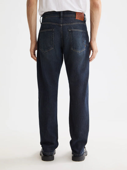 S&S THE ZEE STRAIGHT JEANS PAINT IT BLAUW 
