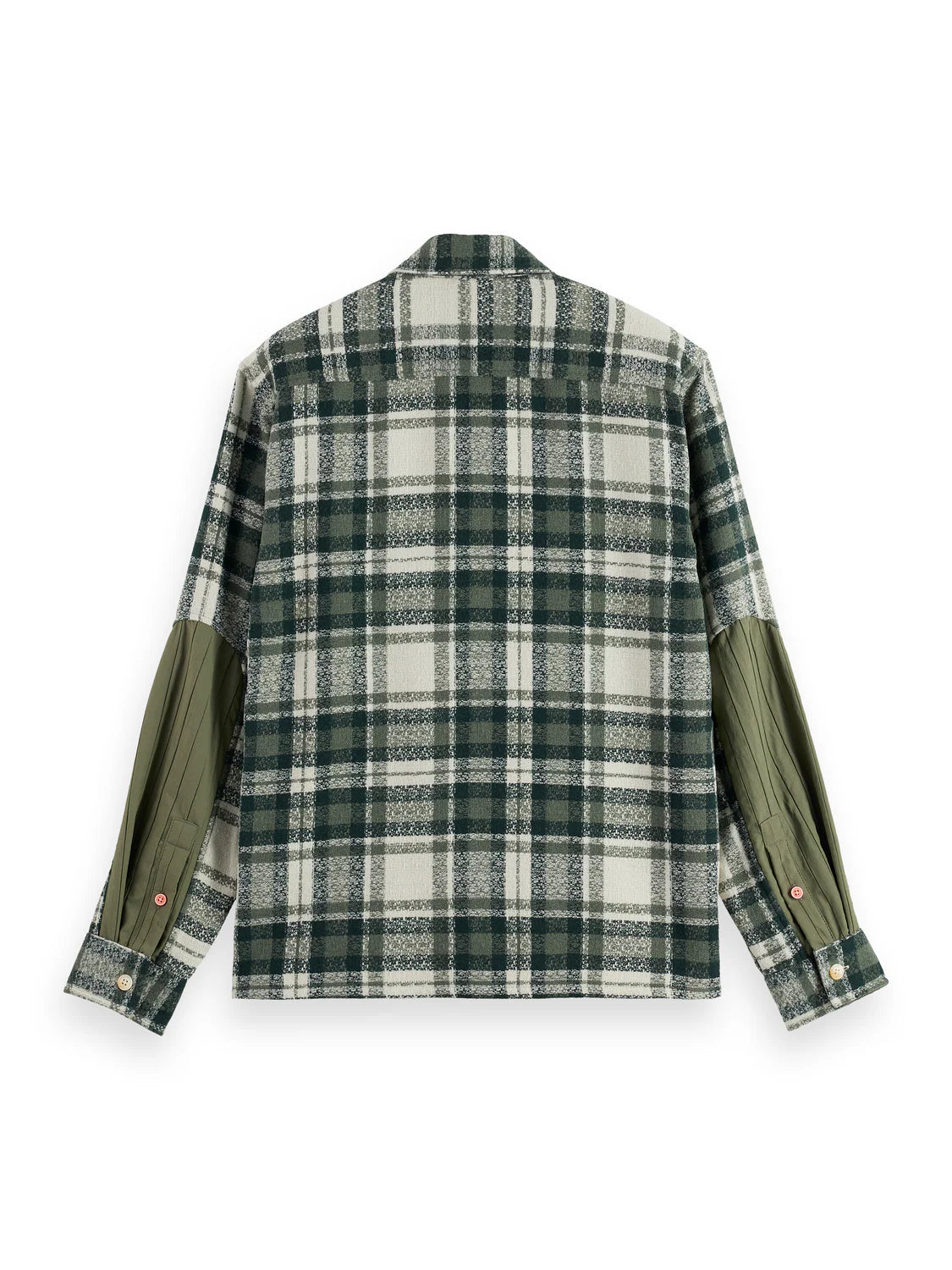S&S PATCHWORK RELAXED SHIRT THYME CHECK 