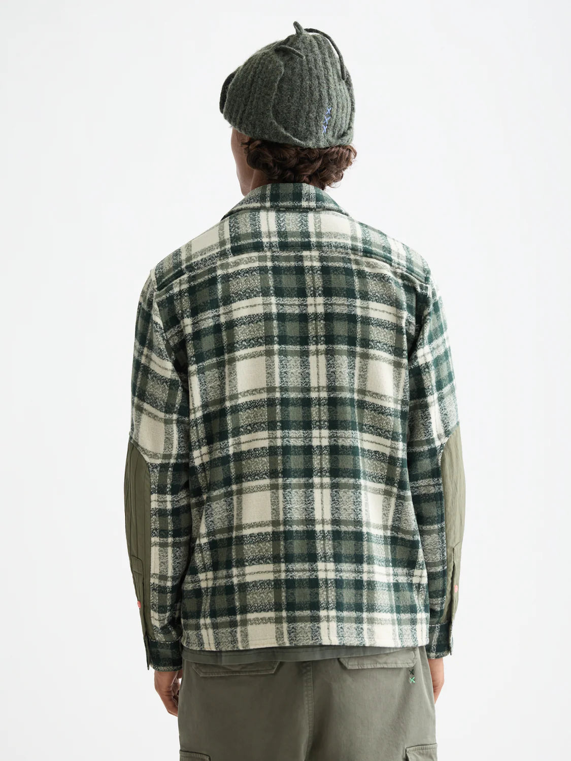 S&S PATCHWORK RELAXED SHIRT THYME CHECK 