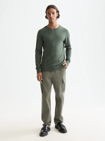 S&S NEPS WOOL BLEND PULLOVER THYME