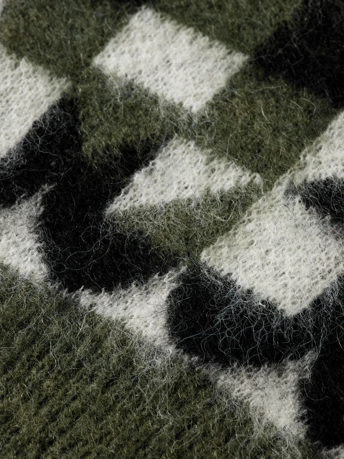 SCOTCH & SODA FUZZY JACQUARD SWEATER THYME