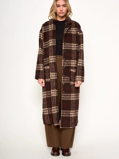 dRA GINNY COAT LATTE BROWN