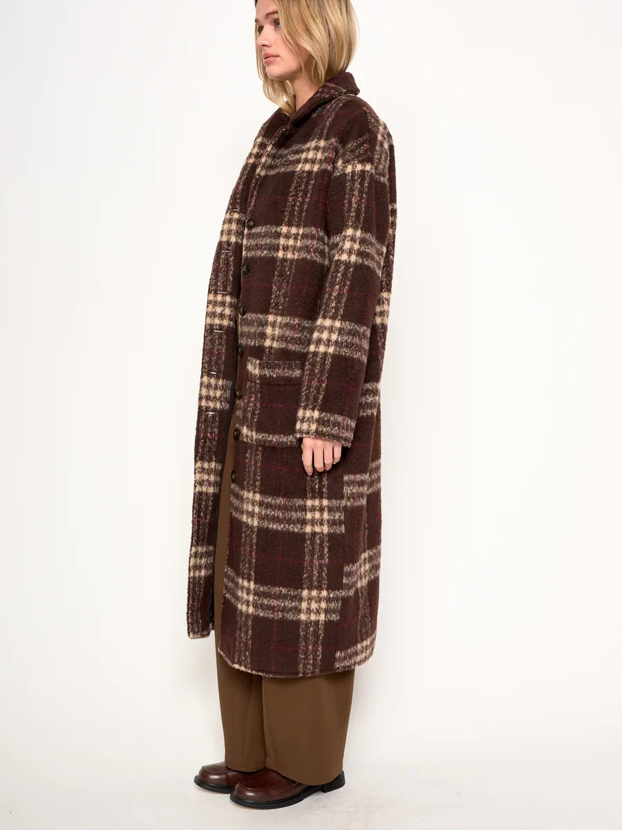 dRA GINNY COAT LATTE BROWN