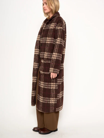 dRA GINNY COAT LATTE BROWN