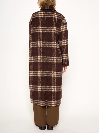 dRA GINNY COAT LATTE BROWN