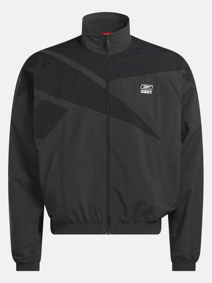 REEBOK X OBEY VECTOR TRACK JACKET BLACK 