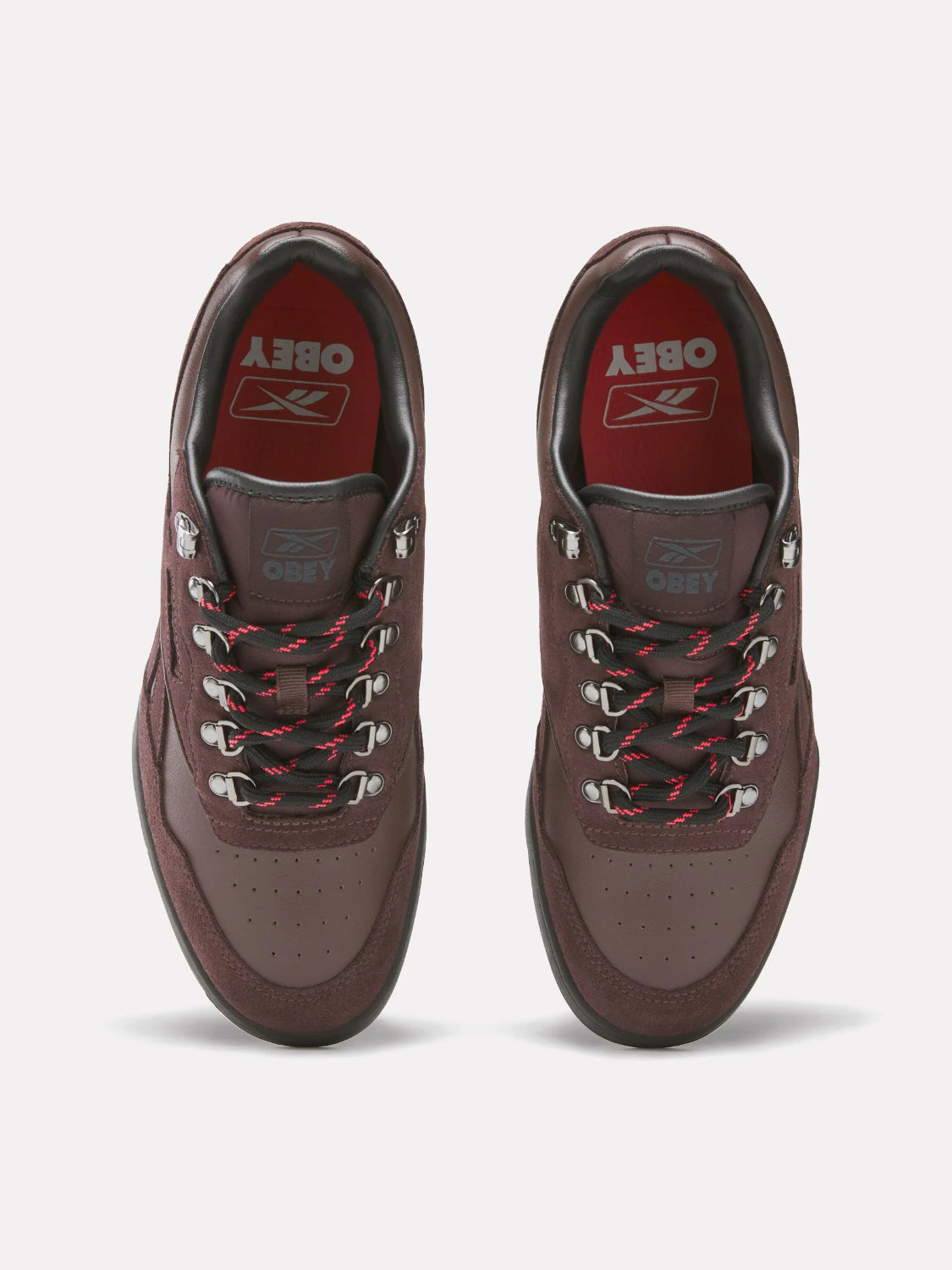 REEBOK X OBEY BB 4000 II SHOES BROWN