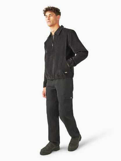 DICKIES LINED CORDUROY JACKET BLACK