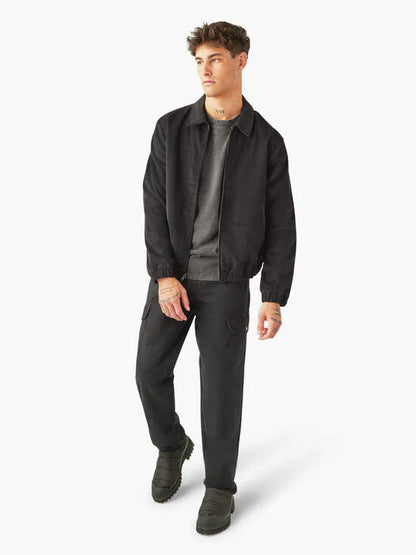 DICKIES LINED CORDUROY JACKET BLACK