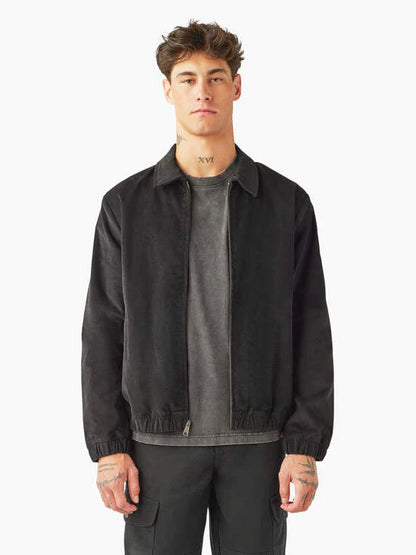 DICKIES LINED CORDUROY JACKET BLACK