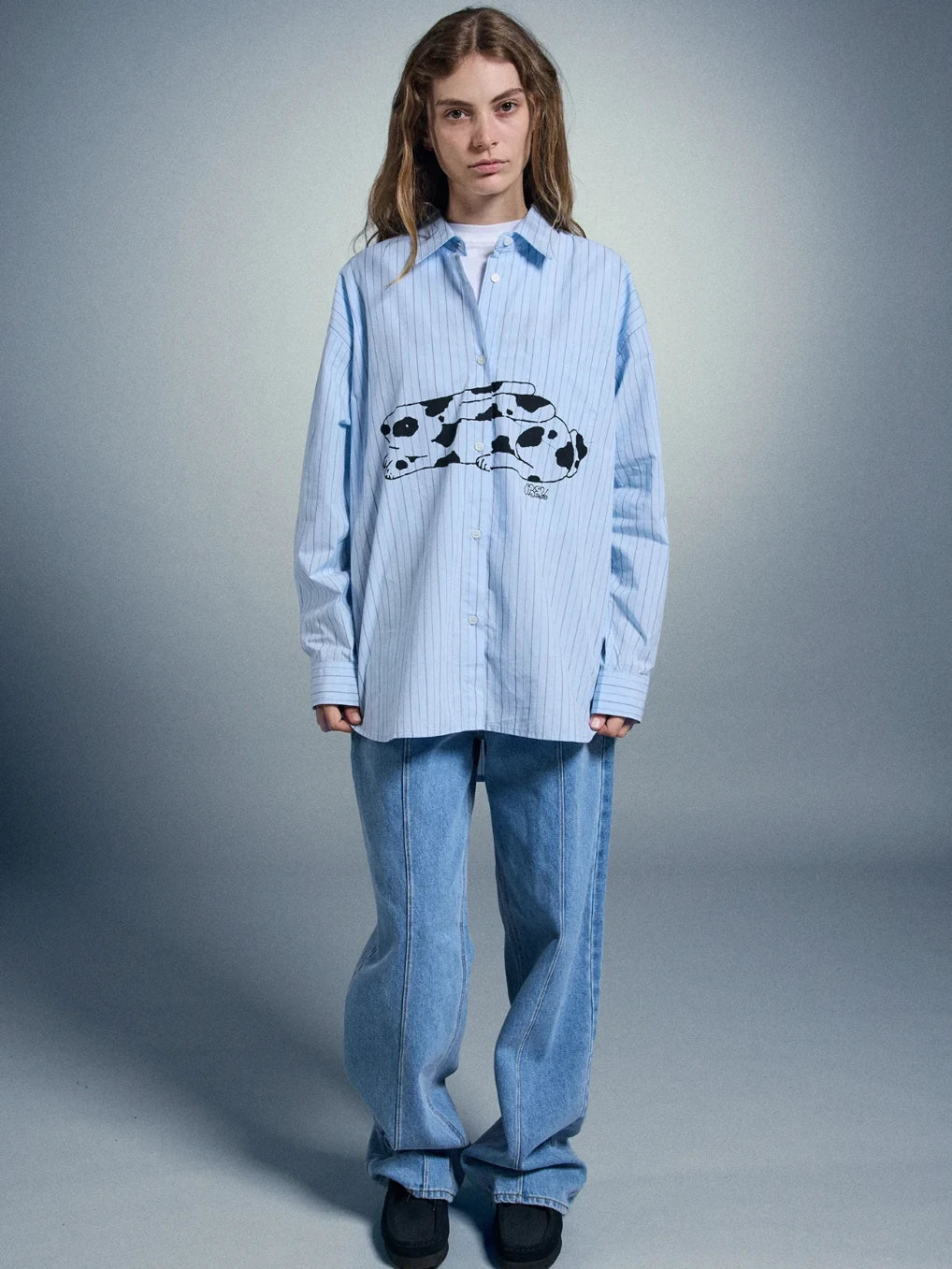 BEVERLY GRAPHIC LONG SLEEVE SHIRT