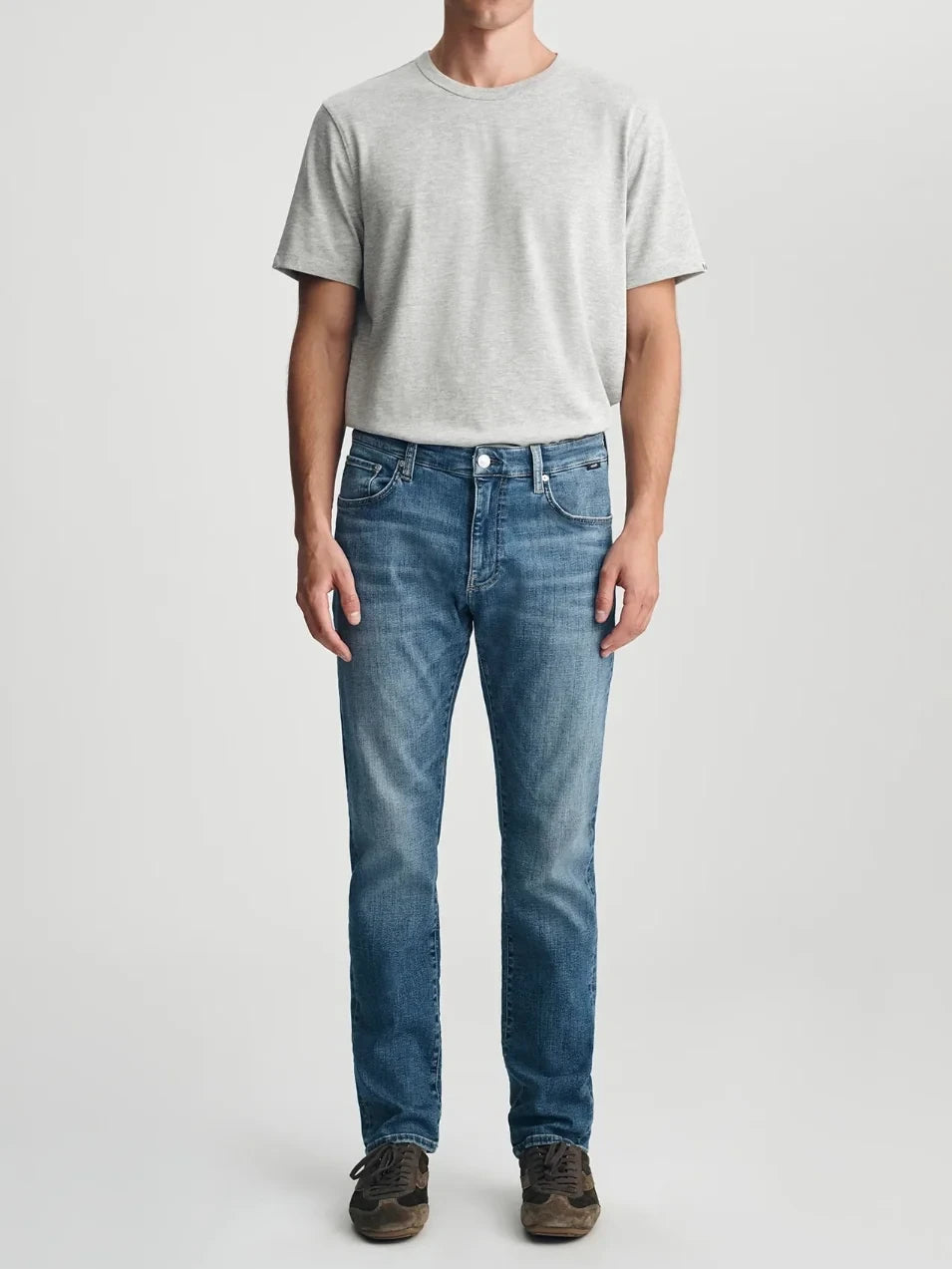MAVI MARCUS SLIM STRAIGHT LEG JEAN  MID BRUSHED CLASSIC VINTAGE