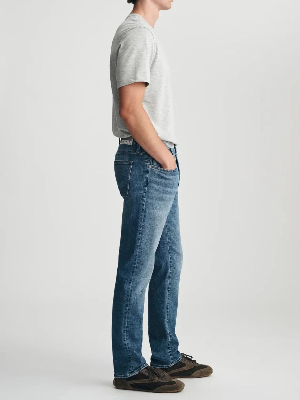 MAVI MARCUS SLIM STRAIGHT LEG JEAN  MID BRUSHED CLASSIC VINTAGE