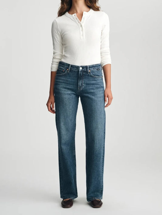 MAVI TAYLOR STRAIGHT LEG DARK BRUSHED CLASSIC BLUE