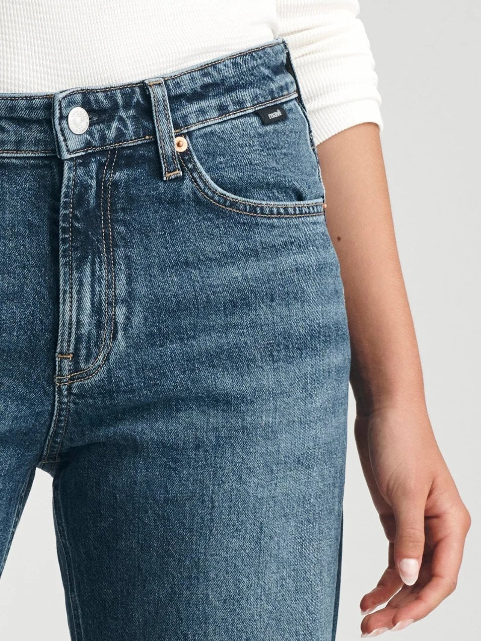 MAVI TAYLOR STRAIGHT LEG DARK BRUSHED CLASSIC BLUE