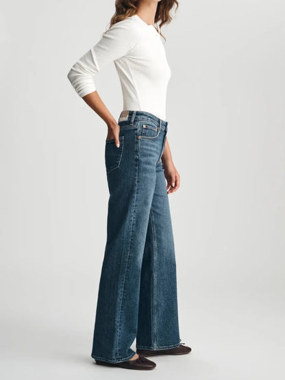 MAVI TAYLOR STRAIGHT LEG DARK BRUSHED CLASSIC BLUE