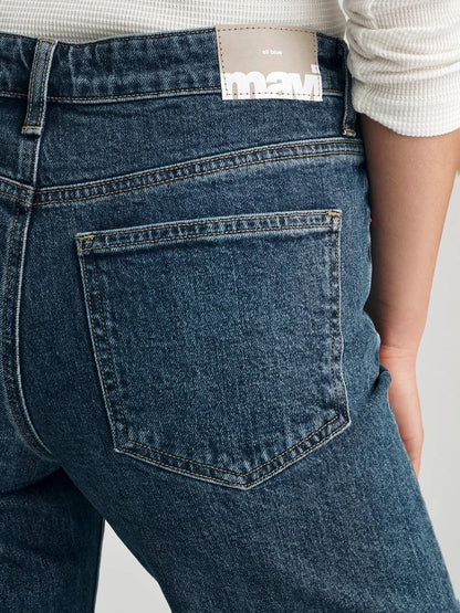 MAVI TAYLOR STRAIGHT LEG DARK BRUSHED CLASSIC BLUE
