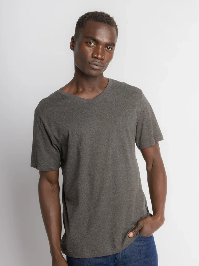 ABLY JAMISON UNBRANDED T-SHIRT CHARCOAL 