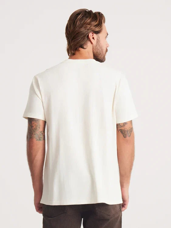 ROARK MADE TO FADE TEE WASHED OFF WHITE 