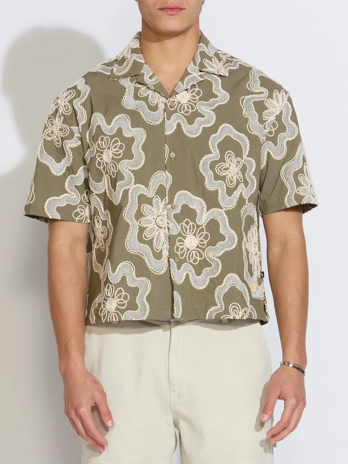 CIVIL SOCIETY WILSON SHORT SLEEVE SHIRT OLIVE