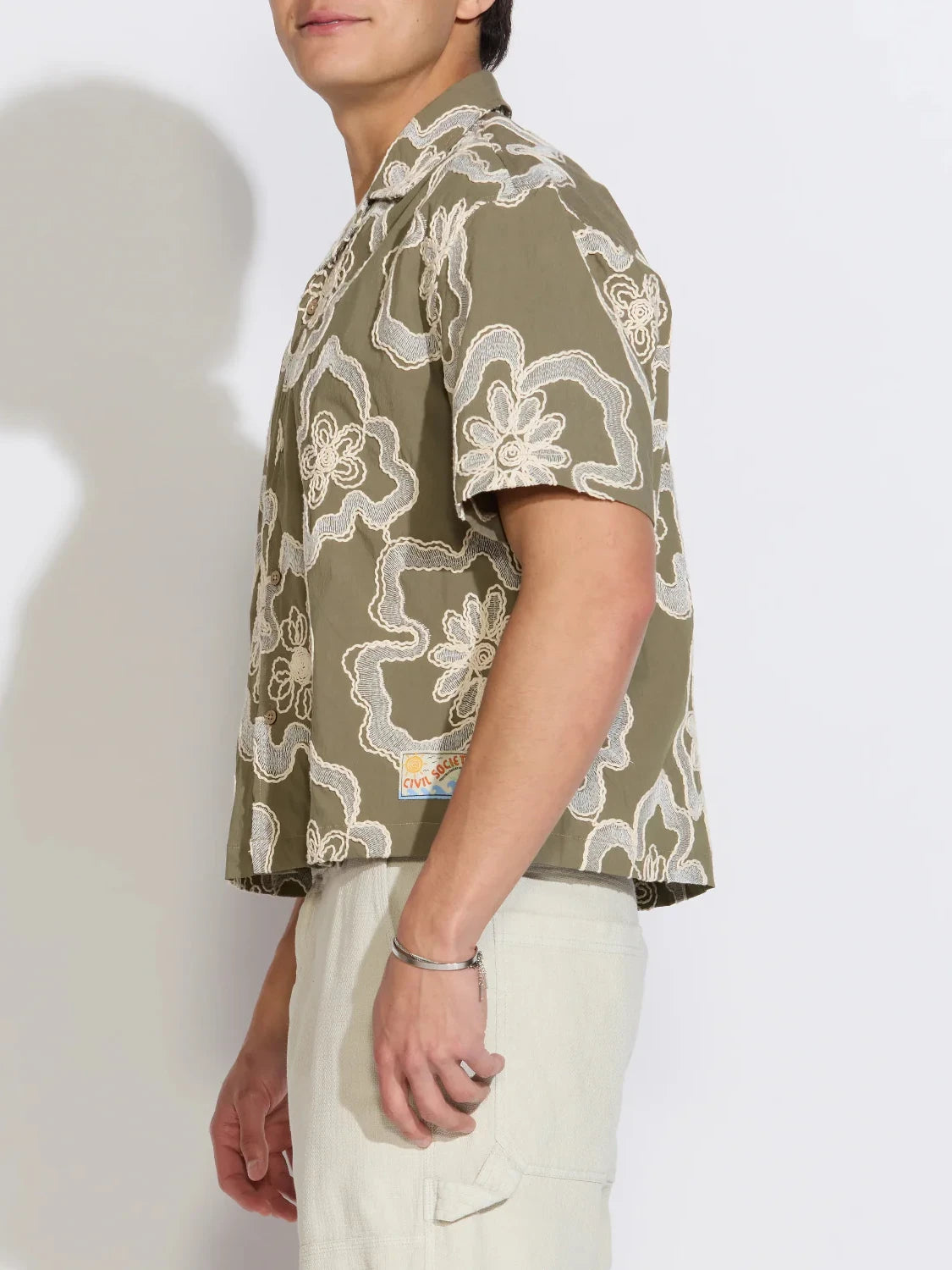 CIVIL SOCIETY WILSON SHORT SLEEVE SHIRT OLIVE