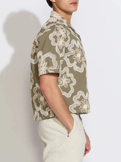 CIVIL SOCIETY WILSON SHORT SLEEVE SHIRT OLIVE