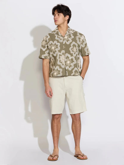 CIVIL SOCIETY WILSON SHORT SLEEVE SHIRT OLIVE