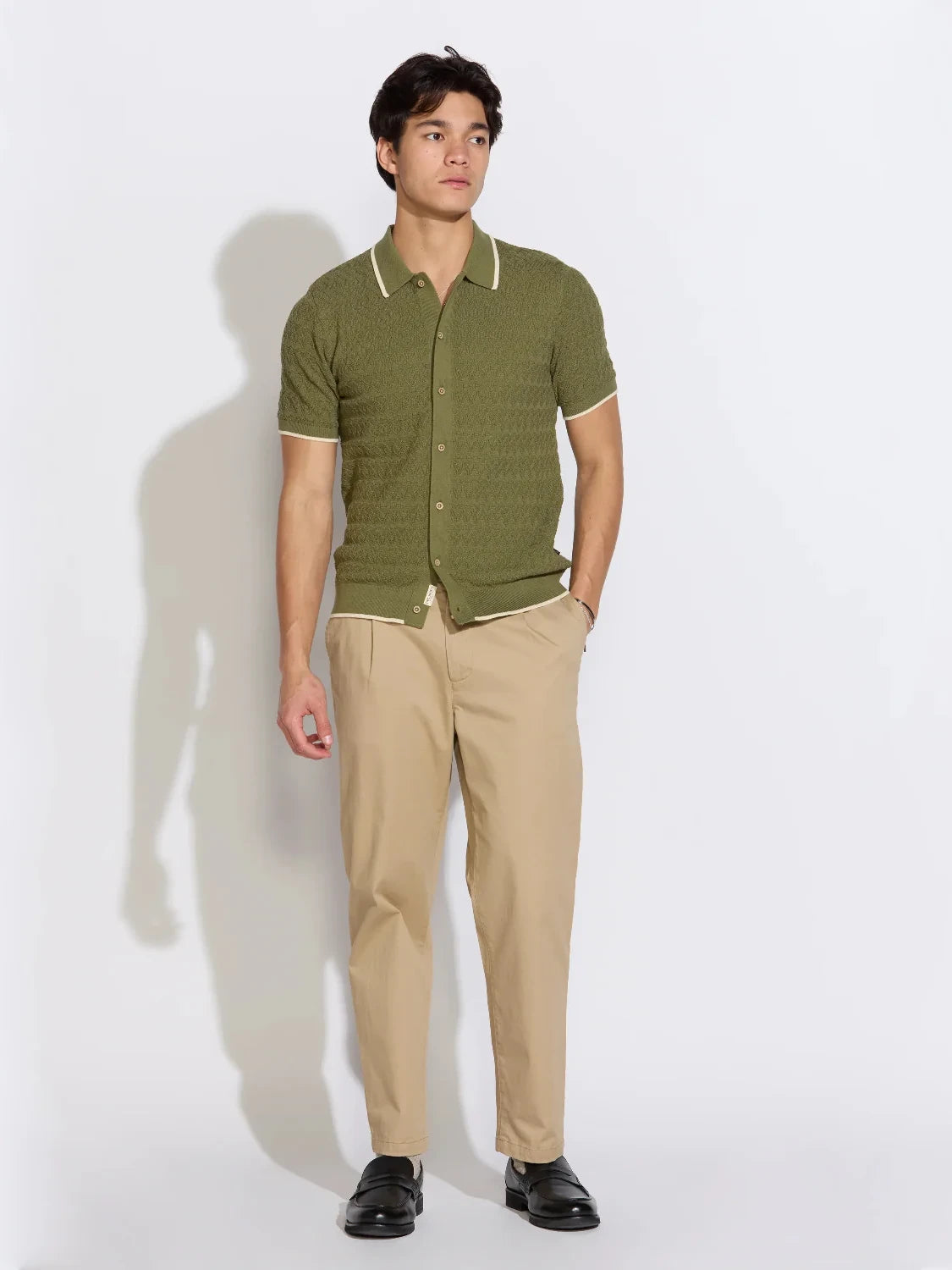 CIVIL SOCIETY KALINO SWEATER LIGHT OLIVE 