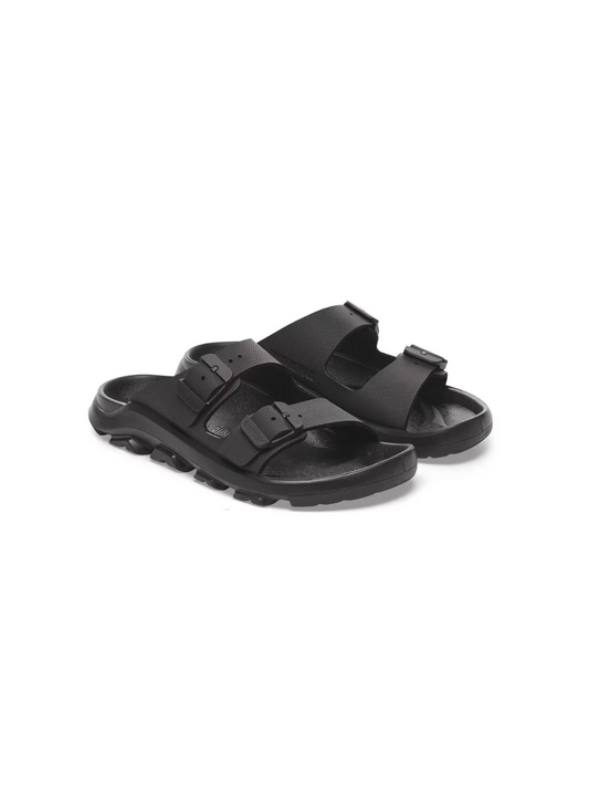 BIRKENSTOCK MOGAMI 2 STRAP BIRKO-FLOR SLIDE APEX BLACK 