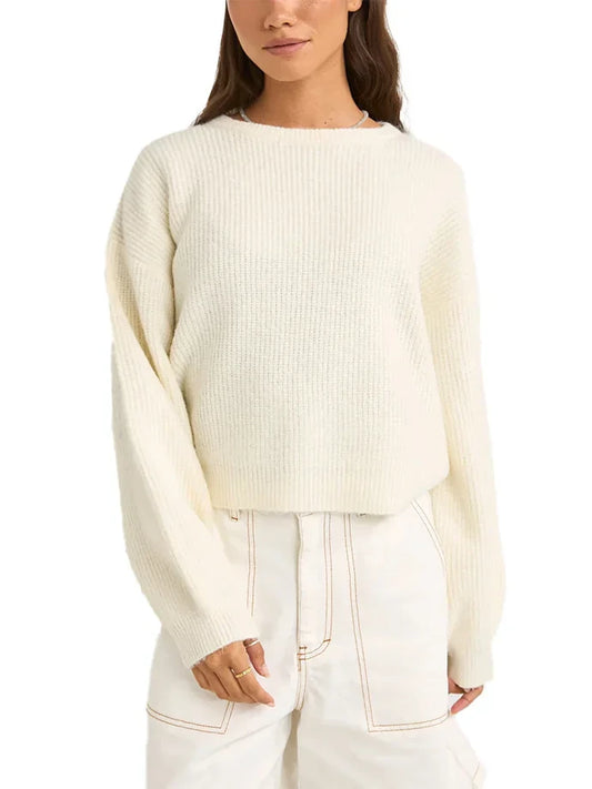 RHYTHM NONI KNIT JUMPER IVORY