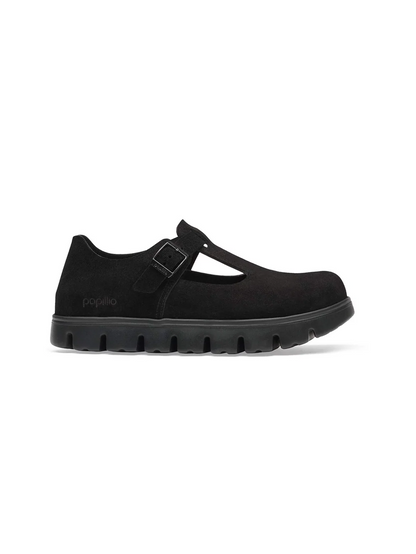BIRKENSTOCK PARIS CHUNKY BLACK SUEDE LEATHER 