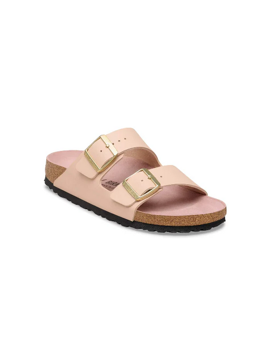 BIRKENSTOCK ARIZONA BIRKO-FLOR NEW BEIGE/PINK CLAY 