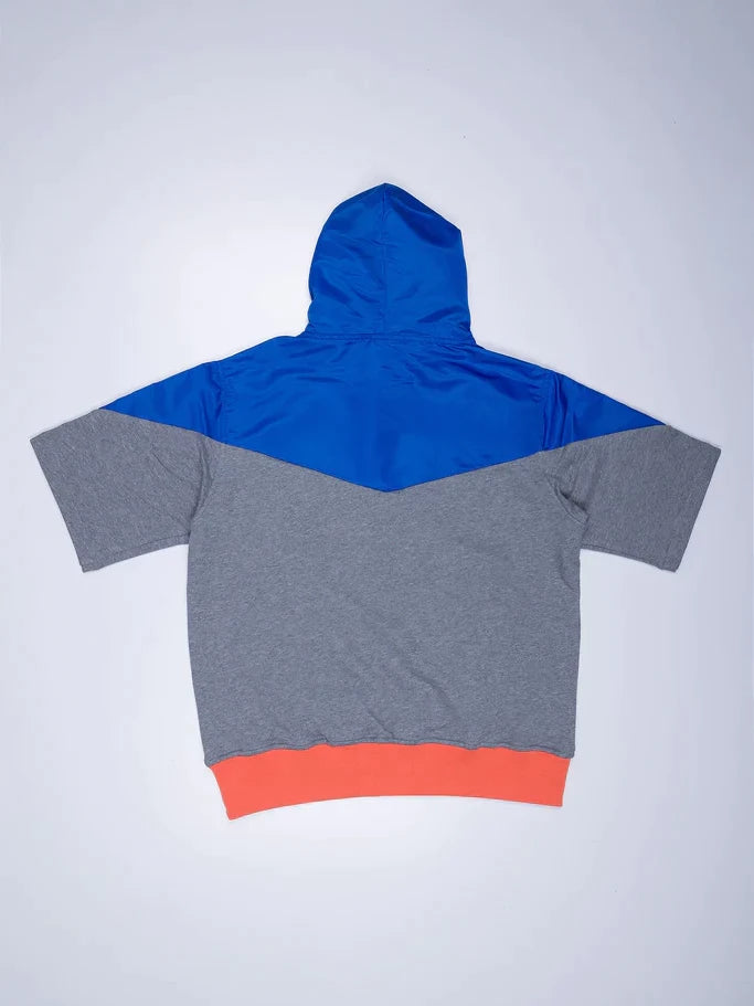 KNICKS TEAM SHORT SLEEVE HOODIE ZEBRACLUB