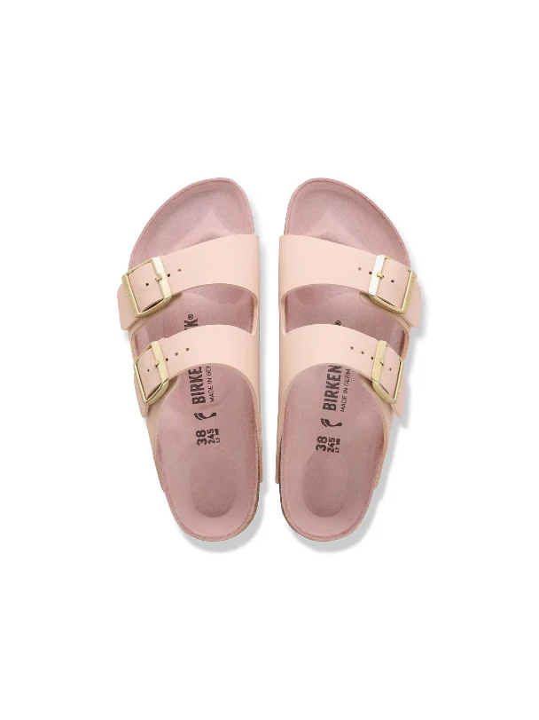 BIRKENSTOCK ARIZONA BIRKO-FLOR NEW BEIGE/PINK CLAY 