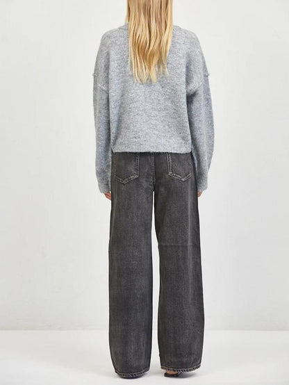 A.REN BRAYLEE SWEATER HEATHER GREY 