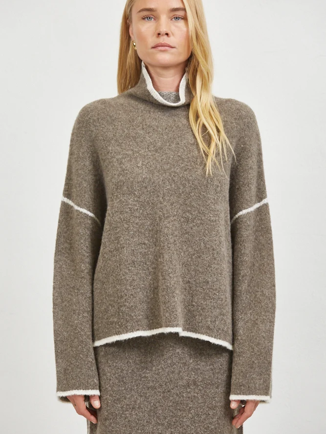 A.REN BRIENNE SWEATER MOCHA 
