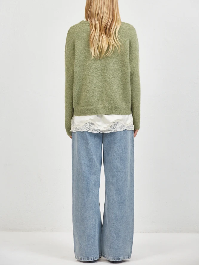 A.REN GROVE SWEATER OLIVE 