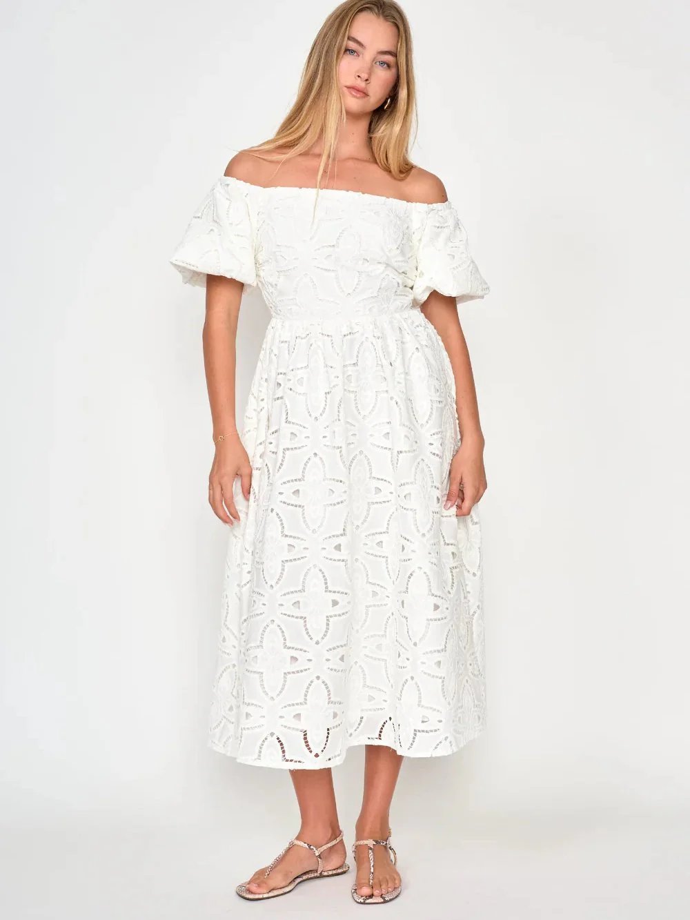 dRA BARBADOS DRESS WHITE 