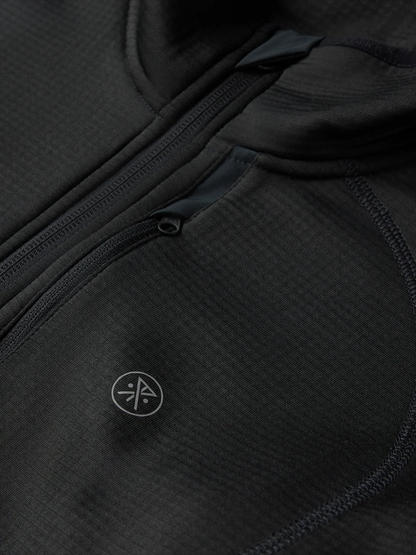 ROARK GRID LOCK FLEECE BLACK 