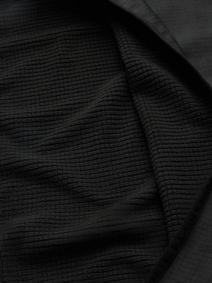 ROARK GRID LOCK FLEECE BLACK 