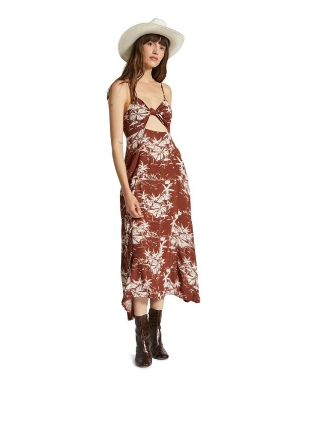 BRIXTON RIVIERA DRESS SEPIA