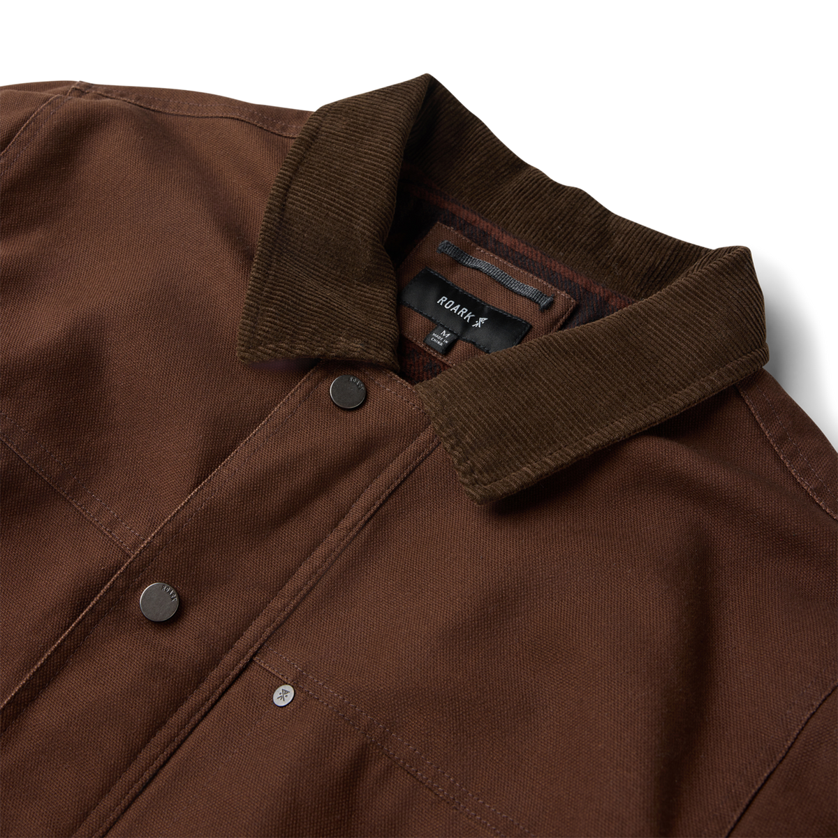 ROARK OPEN ROADS WAXED CANVAS JACKET RUST 