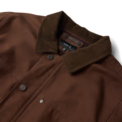 ROARK OPEN ROADS WAXED CANVAS JACKET RUST 